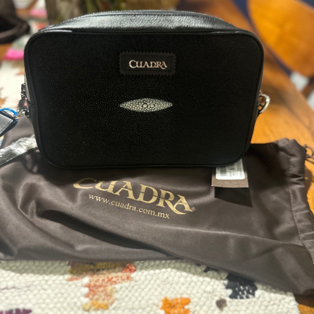 Black Leather document bag